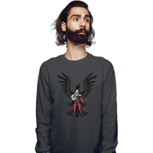 Load image into Gallery viewer, Shirts Long Sleeve Shirts, Unisex / Small / Charcoal Black Eagles House Leader
