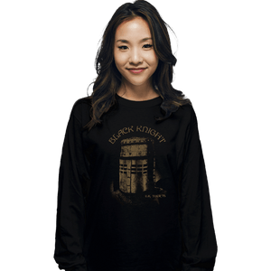 Secret_Shirts Long Sleeve Shirts, Unisex / Small / Black Black Knight Tour