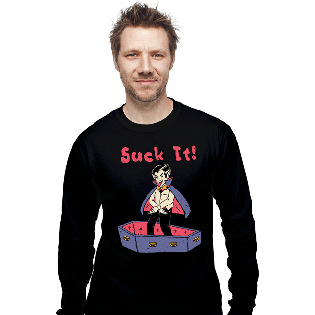 Daily_Deal_Shirts Long Sleeve Shirts, Unisex / Small / Black Suck It!