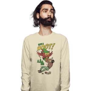Secret_Shirts Long Sleeve Shirts, Unisex / Small / Natural Give A Hoot