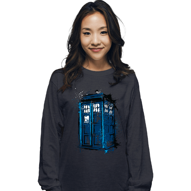 Shirts Long Sleeve Shirts, Unisex / Small / Dark Heather Time-And-Space