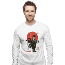 Load image into Gallery viewer, Shirts Long Sleeve Shirts, Unisex / Small / White Pirate Hunter.
