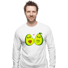 Load image into Gallery viewer, Shirts Long Sleeve Shirts, Unisex / Small / White Avocados Love
