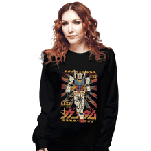 Load image into Gallery viewer, Daily_Deal_Shirts Long Sleeve Shirts, Unisex / Small / Black Gundam - Ready To Fight
