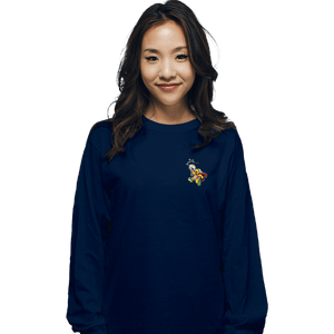 Secret_Shirts Long Sleeve Shirts, Unisex / Small / Navy Mjolnir Bros