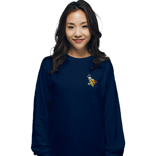Secret_Shirts Long Sleeve Shirts, Unisex / Small / Navy Mjolnir Bros