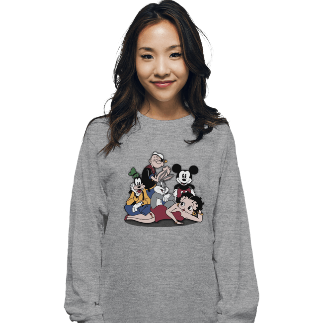 Daily_Deal_Shirts Long Sleeve Shirts, Unisex / Small / Sports Grey The Vintage Club