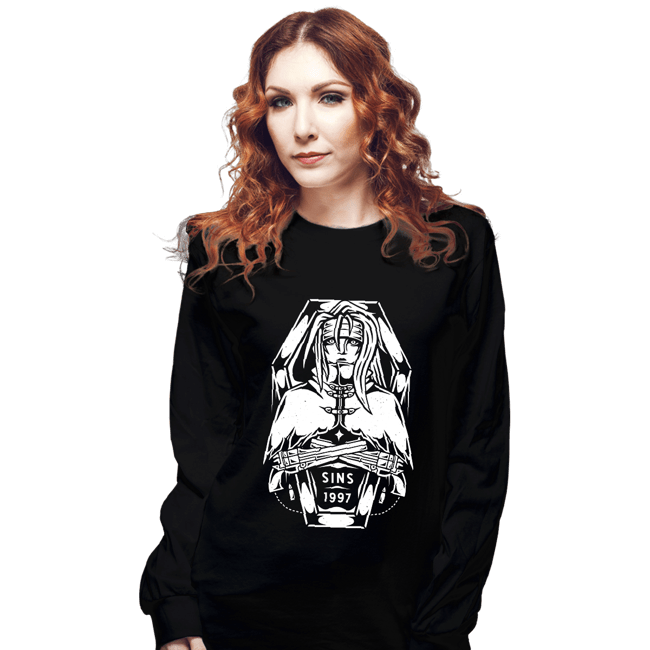 Shirts Long Sleeve Shirts, Unisex / Small / Black Vincent Valentine