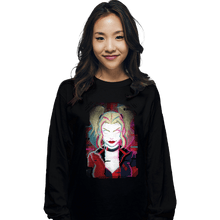 Load image into Gallery viewer, Daily_Deal_Shirts Long Sleeve Shirts, Unisex / Small / Black Glitch Harley
