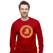 Load image into Gallery viewer, Shirts Long Sleeve Shirts, Unisex / Small / Red Seal Of Lions

