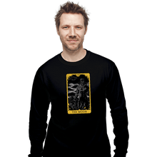 Load image into Gallery viewer, Shirts Long Sleeve Shirts, Unisex / Small / Black Tarot The Moon
