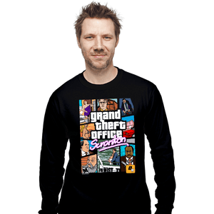 Shirts Long Sleeve Shirts, Unisex / Small / Black Grand Theft Office