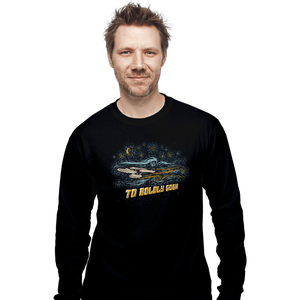 Daily_Deal_Shirts Long Sleeve Shirts, Unisex / Small / Black To Boldly Gogh