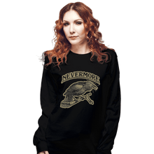 Load image into Gallery viewer, Shirts Long Sleeve Shirts, Unisex / Small / Black Nevermore
