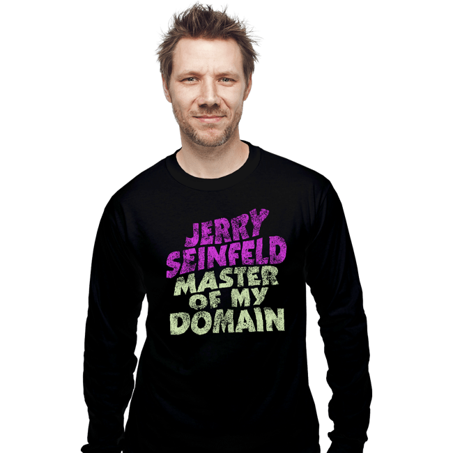 Secret_Shirts Long Sleeve Shirts, Unisex / Small / Black Master Of My Domain