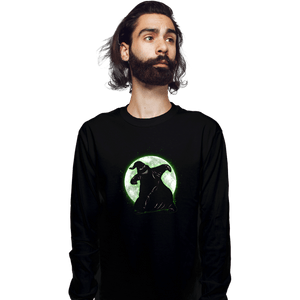 Shirts Long Sleeve Shirts, Unisex / Small / Black Moonlight Boogeyman