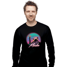 Load image into Gallery viewer, Shirts Long Sleeve Shirts, Unisex / Small / Black Mordor Wave
