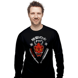 Secret_Shirts Long Sleeve Shirts, Unisex / Small / Black Jigoku No Hi
