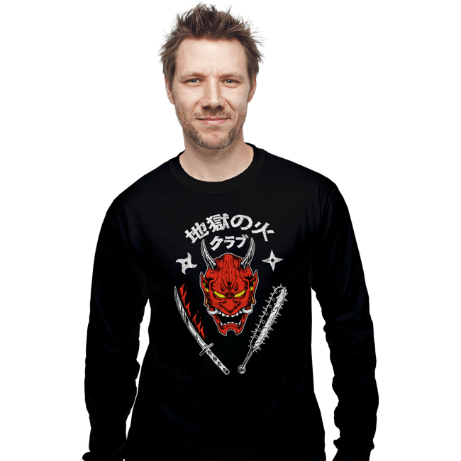 Secret_Shirts Long Sleeve Shirts, Unisex / Small / Black Jigoku No Hi