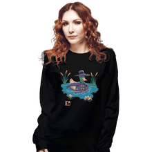 Load image into Gallery viewer, Shirts Long Sleeve Shirts, Unisex / Small / Black Dark Duck Costume
