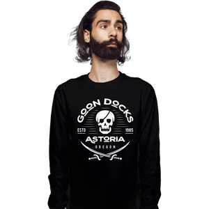 Shirts Long Sleeve Shirts, Unisex / Small / Black Goon Docks Emblem