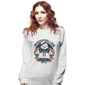 Shirts Long Sleeve Shirts, Unisex / Small / White Marshmallow Club