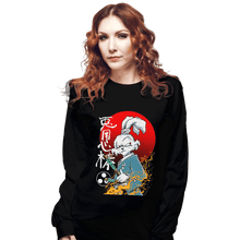 Load image into Gallery viewer, Shirts Long Sleeve Shirts, Unisex / Small / Black Fighter Rabbit
