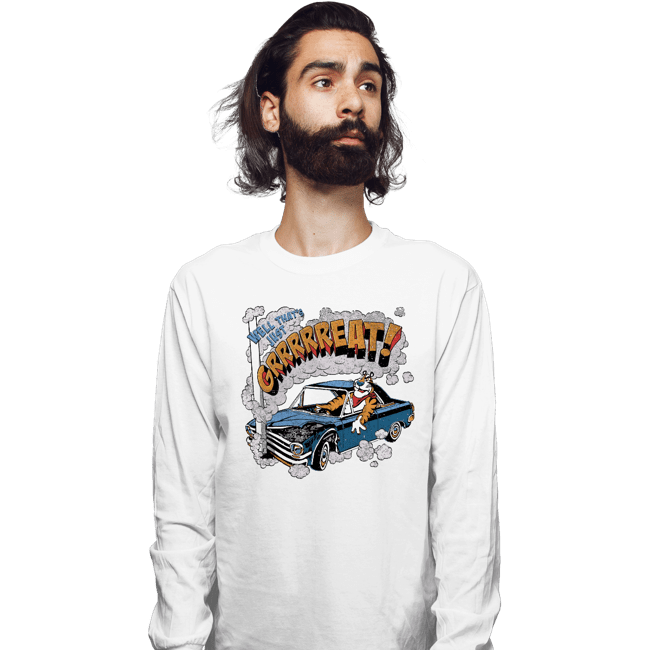 Secret_Shirts Long Sleeve Shirts, Unisex / Small / White Tony Tiger