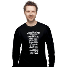Load image into Gallery viewer, Secret_Shirts Long Sleeve Shirts, Unisex / Small / Black Anime Rocks
