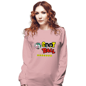 Shirts Long Sleeve Shirts, Unisex / Small / Pink Ghibli Ball Z