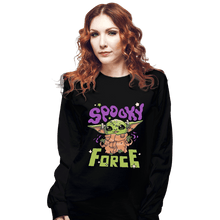 Load image into Gallery viewer, Shirts Long Sleeve Shirts, Unisex / Small / Black Spooky Force
