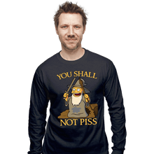 Load image into Gallery viewer, Shirts Long Sleeve Shirts, Unisex / Small / Dark Heather You Shall Not Piss
