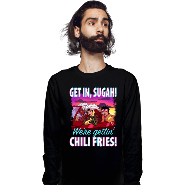 Daily_Deal_Shirts Long Sleeve Shirts, Unisex / Small / Black Get In