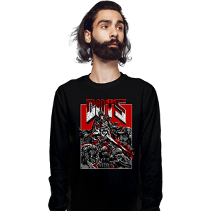 Daily_Deal_Shirts Long Sleeve Shirts, Unisex / Small / Black Doom Guts