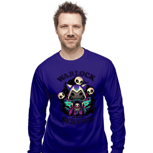 Daily_Deal_Shirts Long Sleeve Shirts, Unisex / Small / Violet Warlock's Call