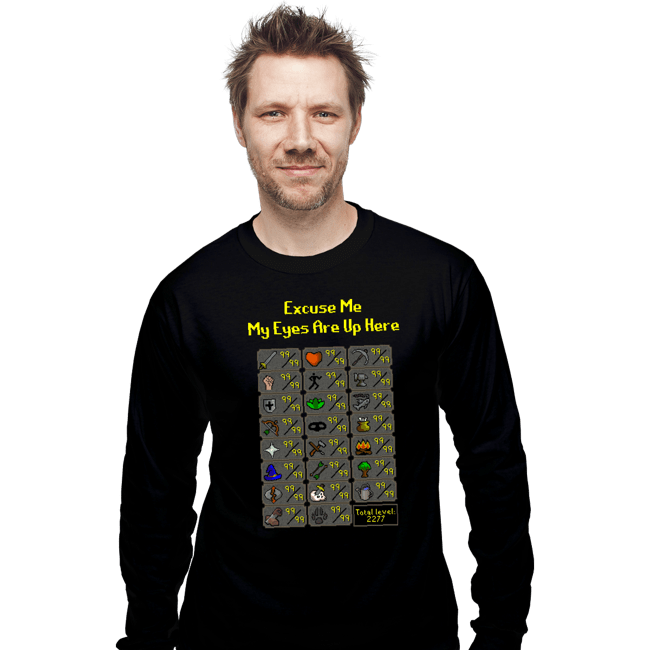Secret_Shirts Long Sleeve Shirts, Unisex / Small / Black Run Escape