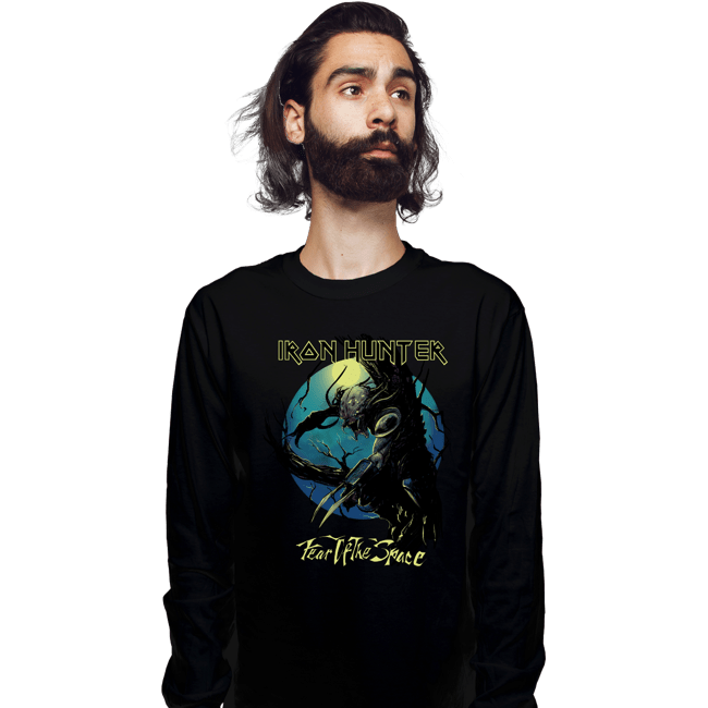 Daily_Deal_Shirts Long Sleeve Shirts, Unisex / Small / Black The Iron Hunter