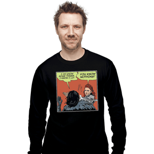 Shirts Long Sleeve Shirts, Unisex / Small / Black I Do Know Some Things
