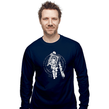 Load image into Gallery viewer, Shirts Long Sleeve Shirts, Unisex / Small / Navy Grimoire
