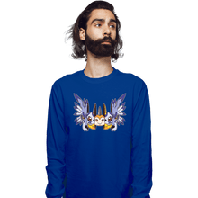 Load image into Gallery viewer, Daily_Deal_Shirts Long Sleeve Shirts, Unisex / Small / Royal Blue Digital Friendship
