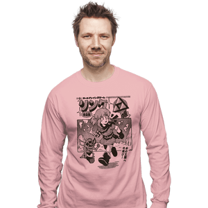 Daily_Deal_Shirts Long Sleeve Shirts, Unisex / Small / Pink The Hero's Journey