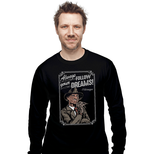 Daily_Deal_Shirts Long Sleeve Shirts, Unisex / Small / Black Always Follow