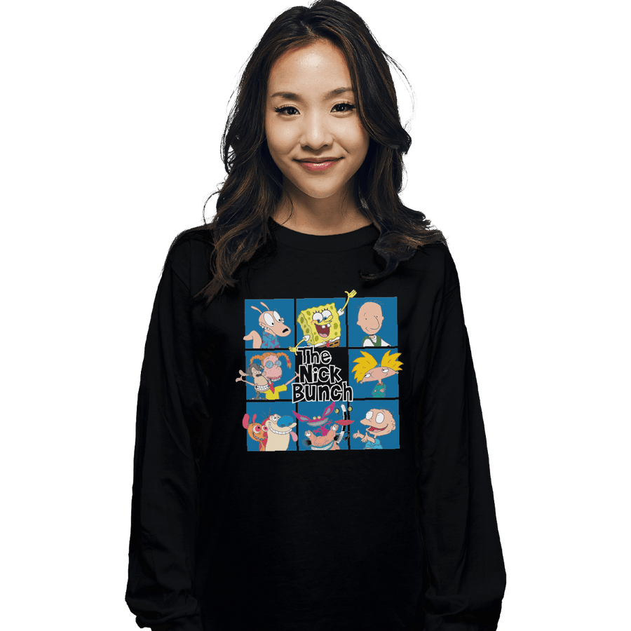 Shirts Long Sleeve Shirts, Unisex / Small / Black The Nick Bunch