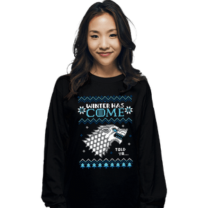 Secret_Shirts Long Sleeve Shirts, Unisex / Small / Black Ugly Winter