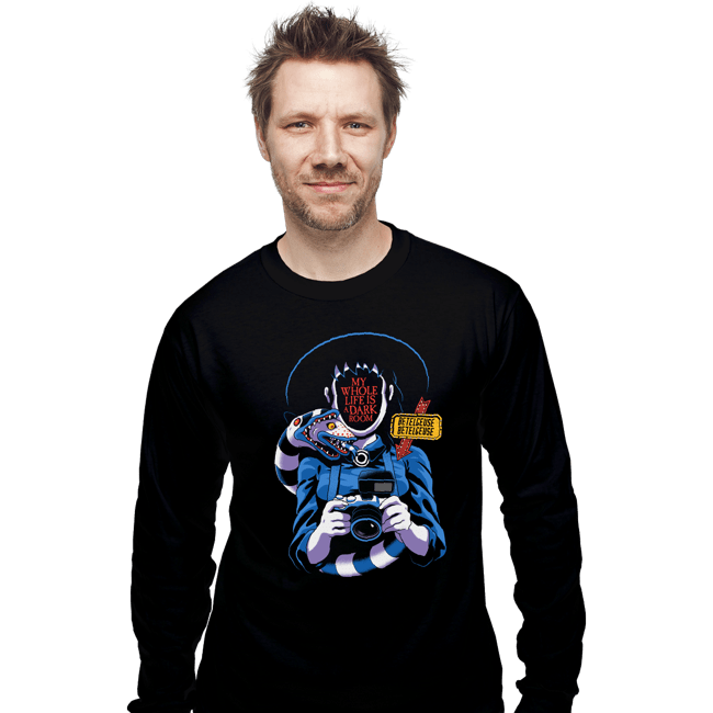 Daily_Deal_Shirts Long Sleeve Shirts, Unisex / Small / Black Dark Room