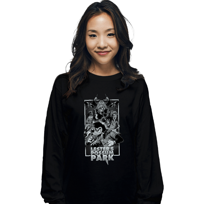 Daily_Deal_Shirts Long Sleeve Shirts, Unisex / Small / Black Lester's Possum Park