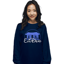 Load image into Gallery viewer, Daily_Deal_Shirts Long Sleeve Shirts, Unisex / Small / Navy Evil Cabin
