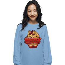 Load image into Gallery viewer, Shirts Long Sleeve Shirts, Unisex / Small / Powder Blue Goron’s Ruby Rock Candy
