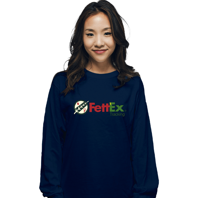 Daily_Deal_Shirts Long Sleeve Shirts, Unisex / Small / Navy Fettex