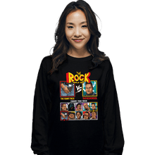 Load image into Gallery viewer, Shirts Long Sleeve Shirts, Unisex / Small / Black The Rock Fighter
